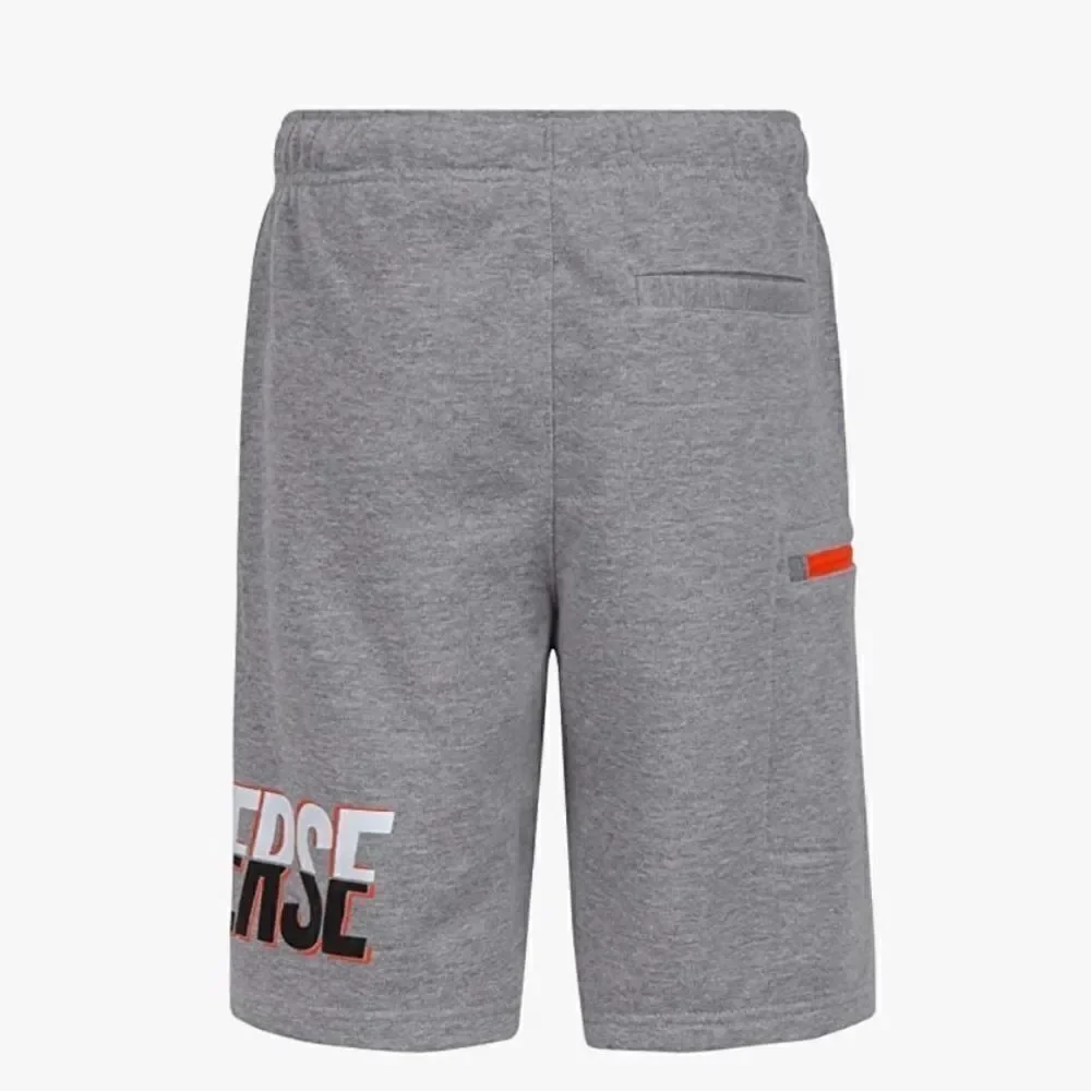 NWT CONVERSE Zipper Pocket  Grey Shorts Boys Size XL 13-15 yrs.